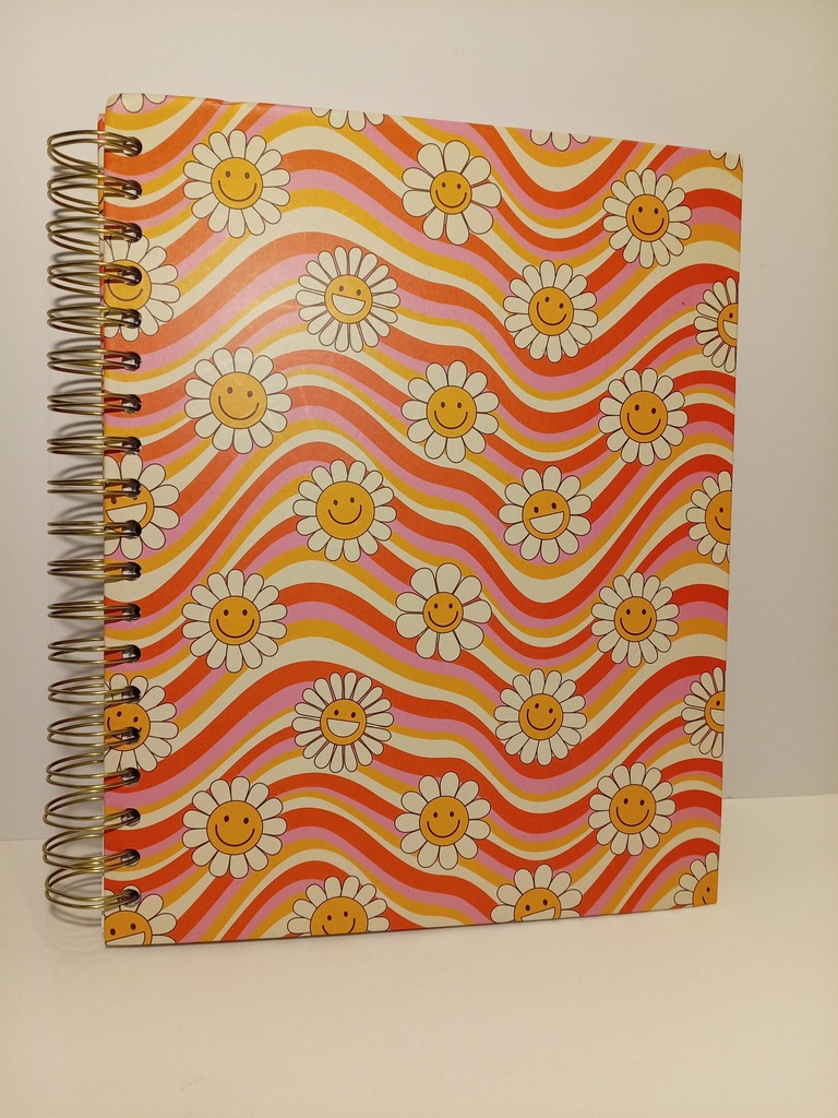 LIBRETA ESPIRAL SKETCH MARGARITAS