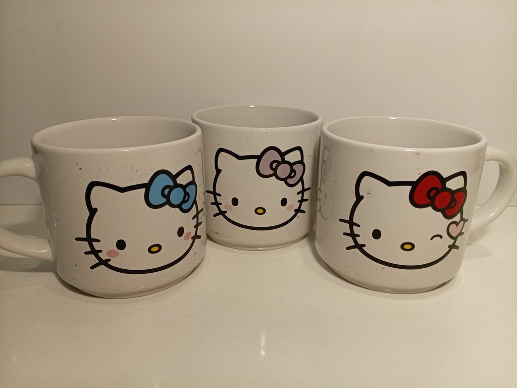 TAZA DE CARAS DE HELLO KITTY (INDIVIDUAL)