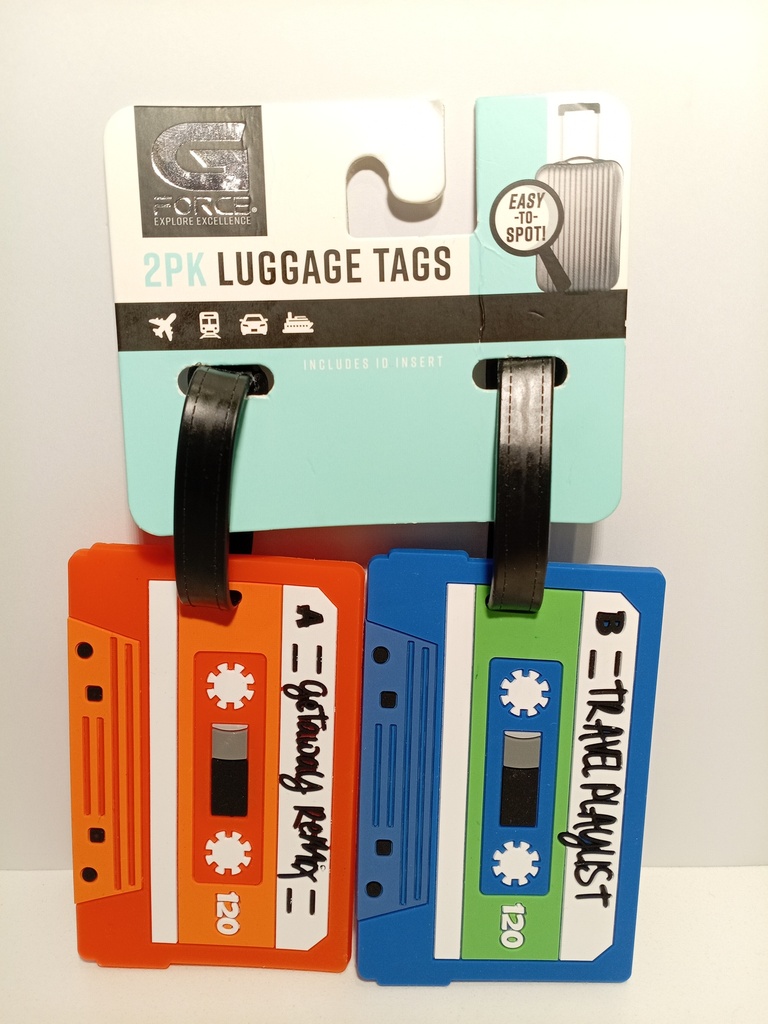 IDENTIFICADOR DE MALETA SET DE 2 MOTIVO CASET