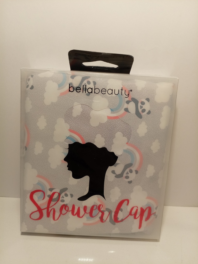 GORRO IMPERMEABLE DE BAÑO PANDAS/ARCOIRIS