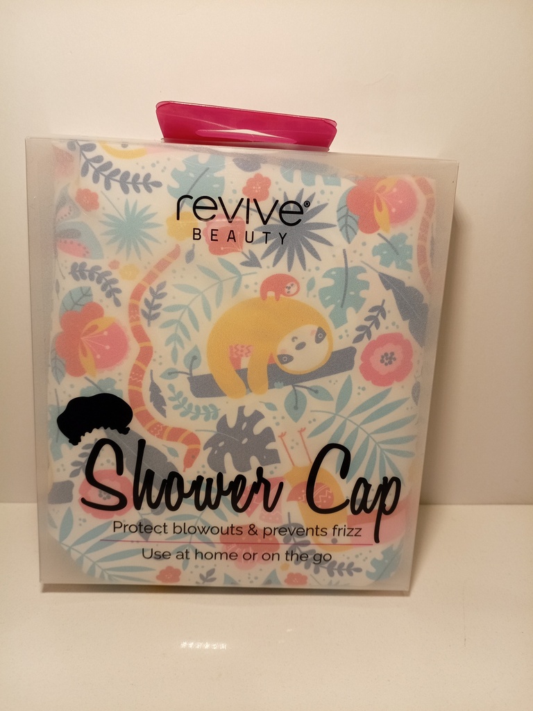 GORRO IMPERMEABLE DE BAÑO HOJAS