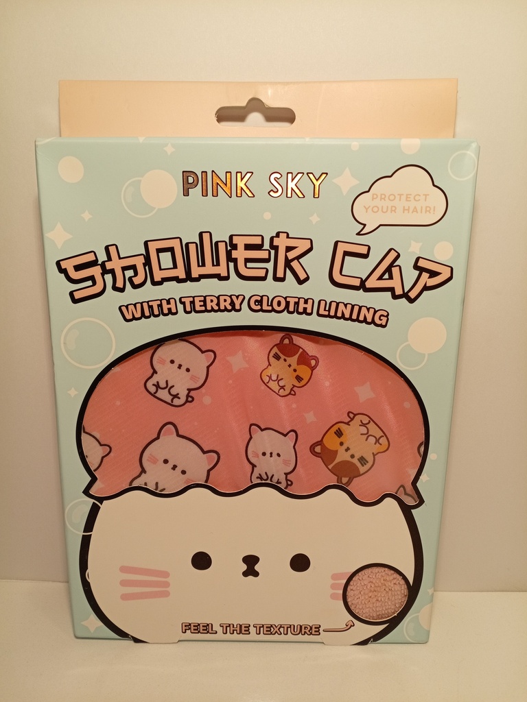 GORRO DE BAÑO MOTIVO GATOS