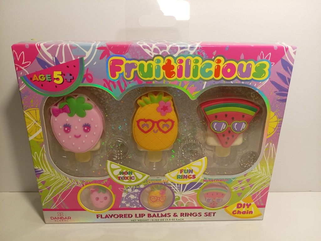 LIP BALMS SET DE 3UNI. PALETAS