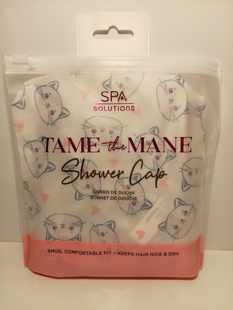 GORRO IMPERMEABLE DE BAÑO GATOS