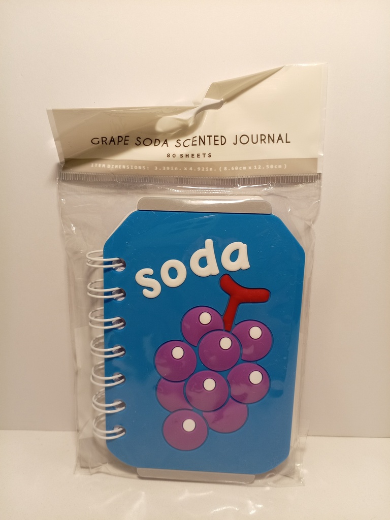 LIBRETA ESPIRAL MINI SODA UVA