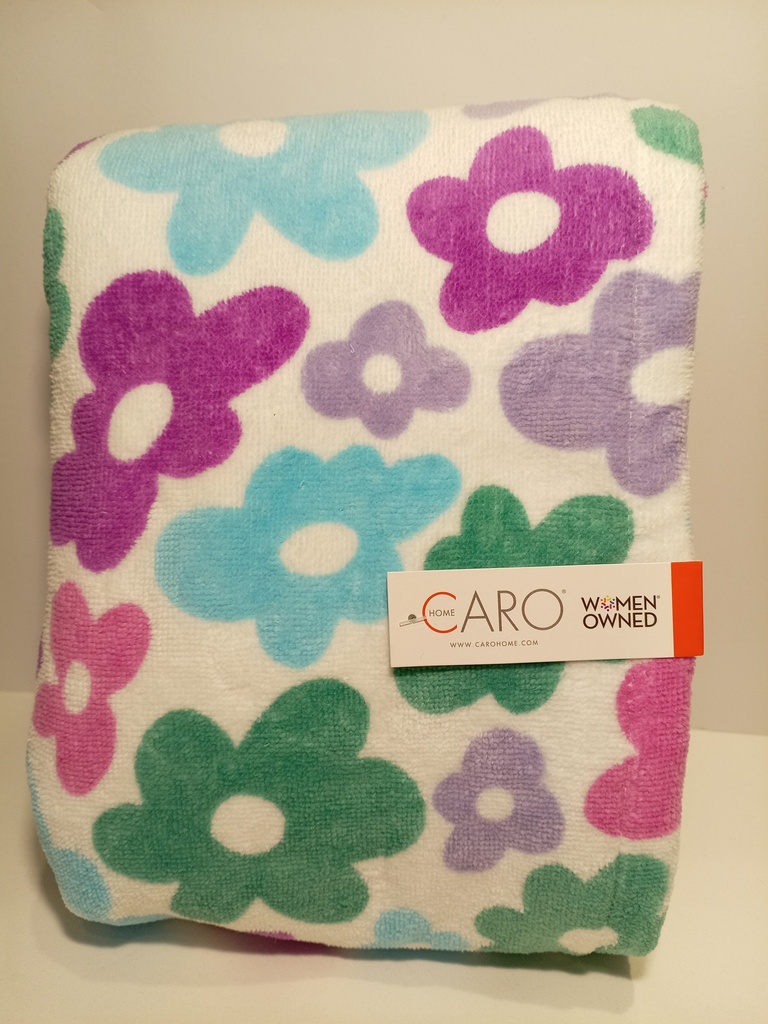 TOALLA DE BAÑO FLORES HOME CARO