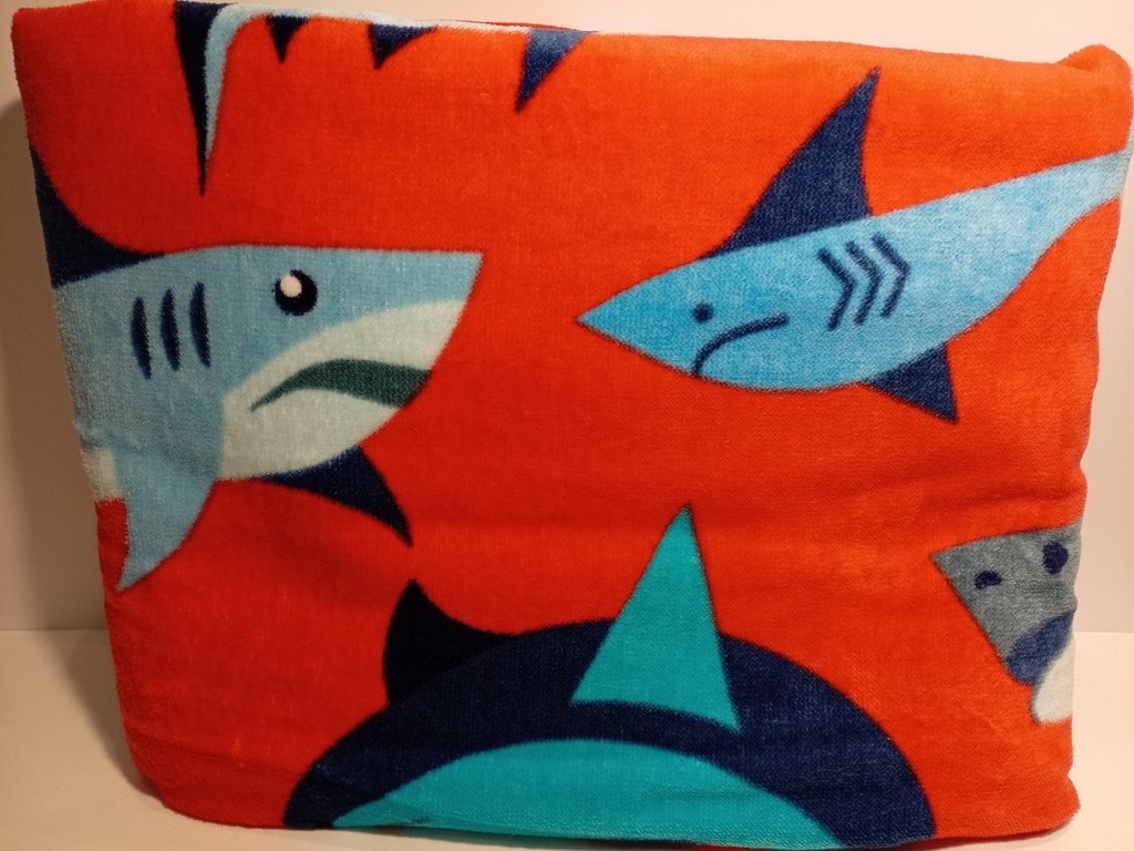 TOALLA DE BAÑO HOME CARO TIBURONES