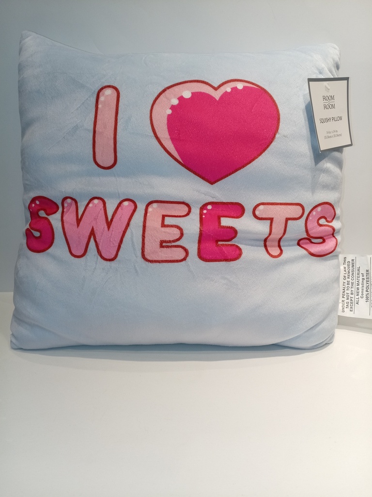 COJIN ROOM ROOM SQUISHY PILLOW AZUL 