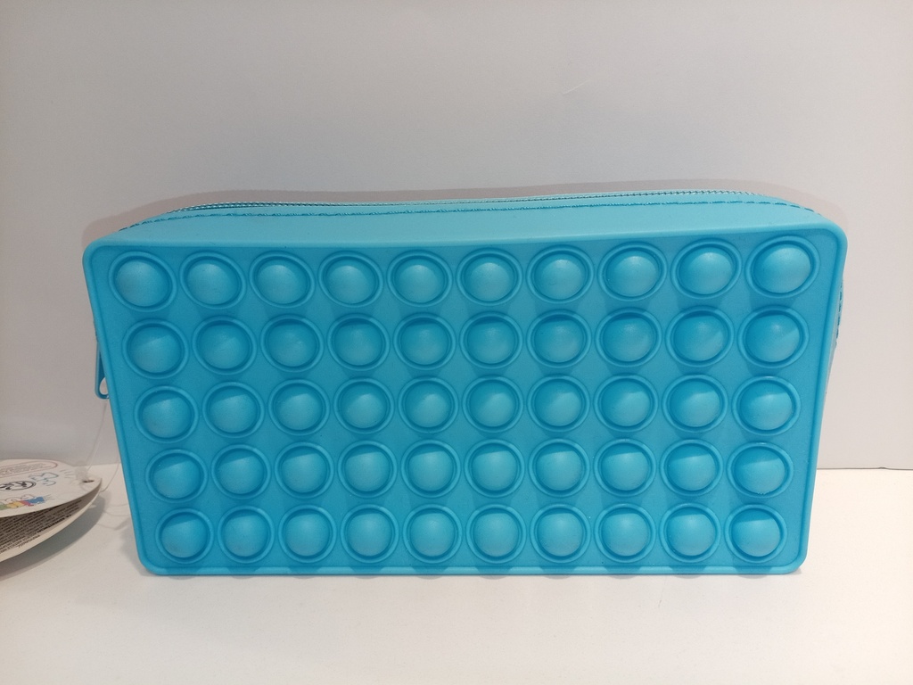 CARTUCHERA POP IT AZUL CLARO