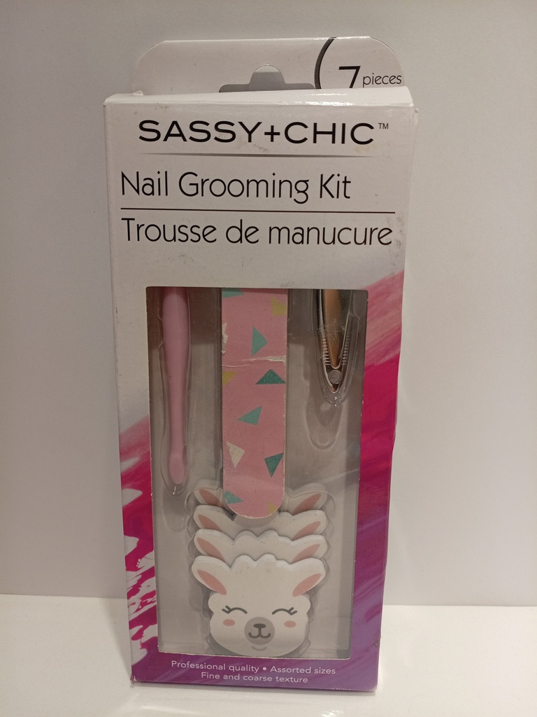  SET DE CORTAUÑAS Y LIMAS SASSY+CHIC