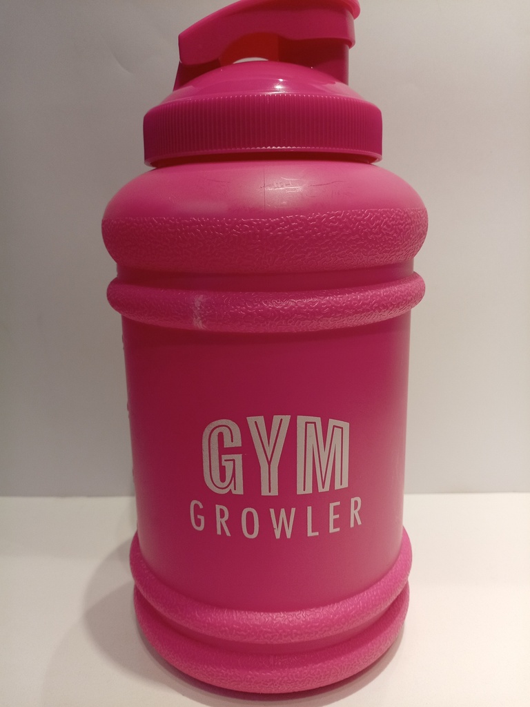 TERMO FUCSIA Y NEGRO GYM GROWLER