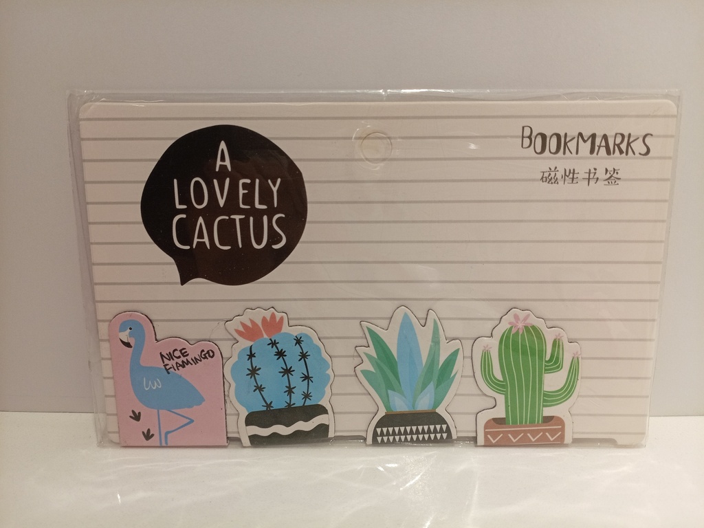MARCADORES MAGNETICOS A LOVELY CACTUS