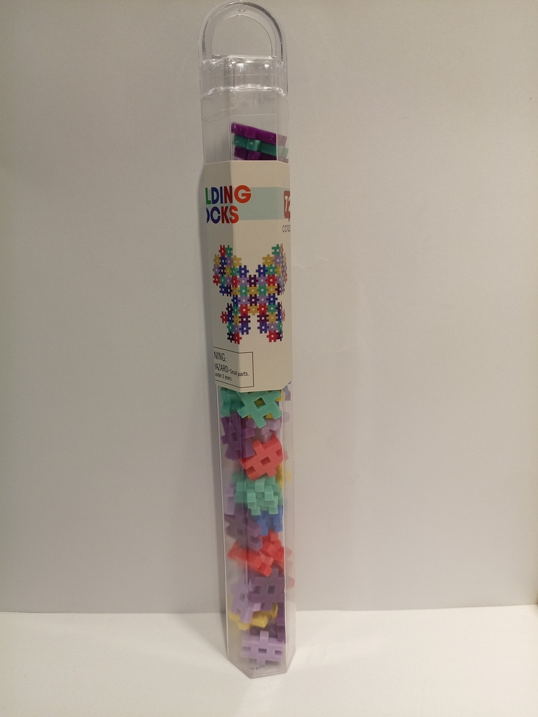 ROMPECABEZAS BUILDING BLOCKS 72PZS RED BLUE PURPLE