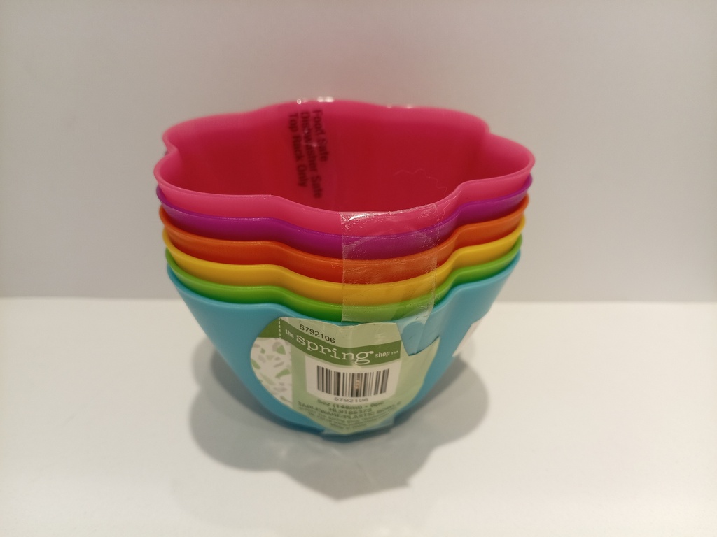 SET DE 6 TASAS DE COLORES 5OZ