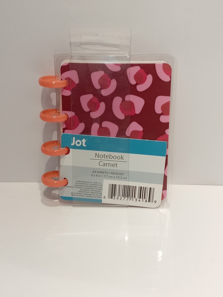 MINI LIBRETA DE NOTAS ESPIRAL ANIMAL PRINT