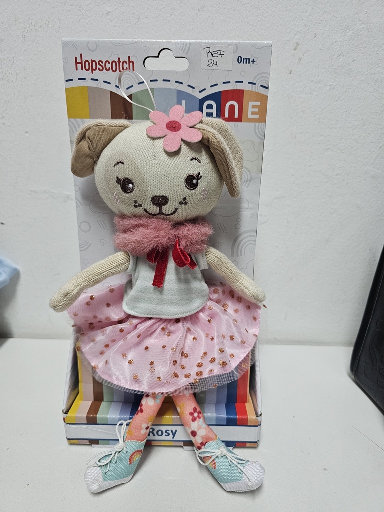 MUÑECA TEJIDA ROSY HOPSCOTCH