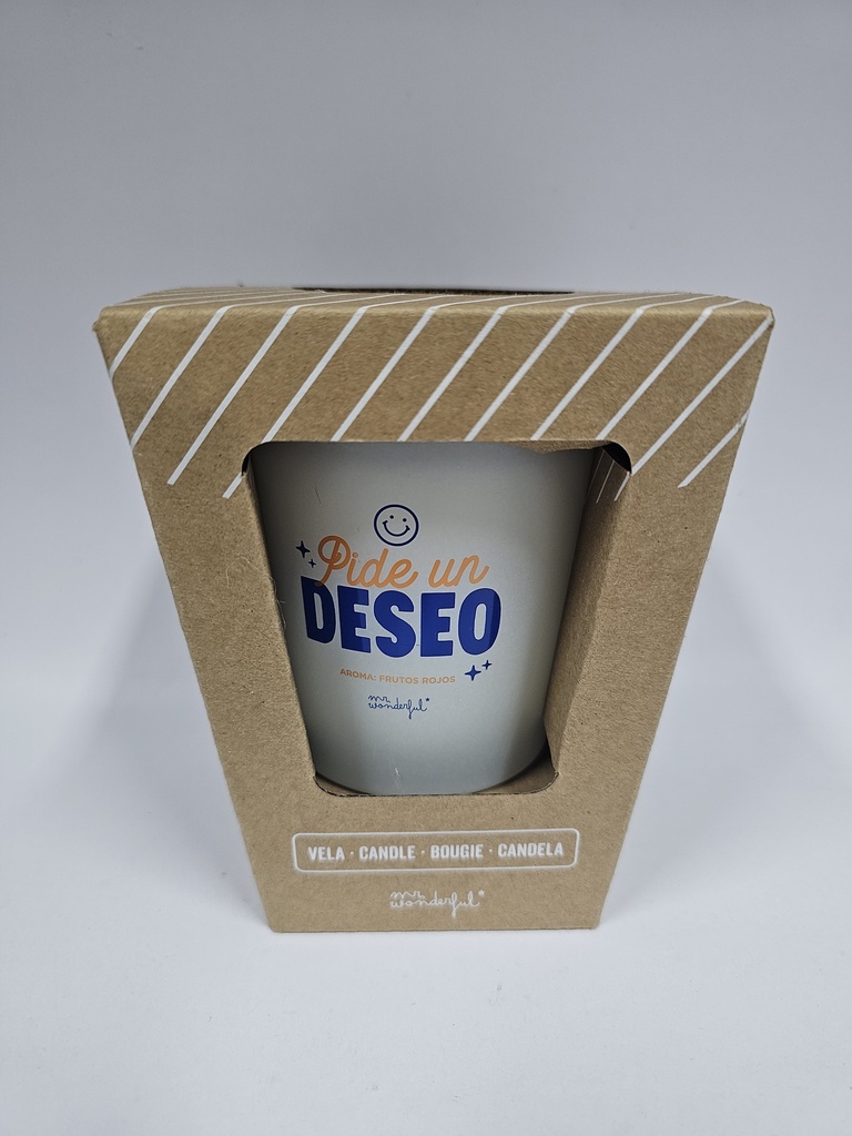 VELA AROMATICA MR.WONDERFUL PIDE UN DESEO