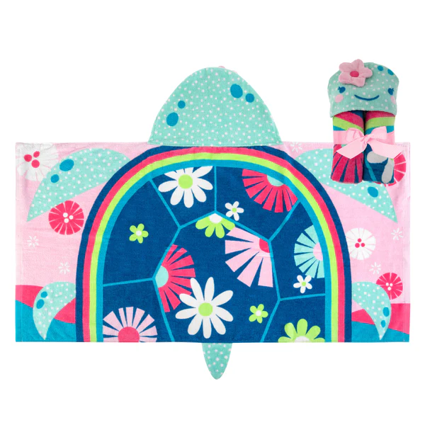 TOALLA CON CAPUCHA TORTUGA STEPHEN JOSEPH 