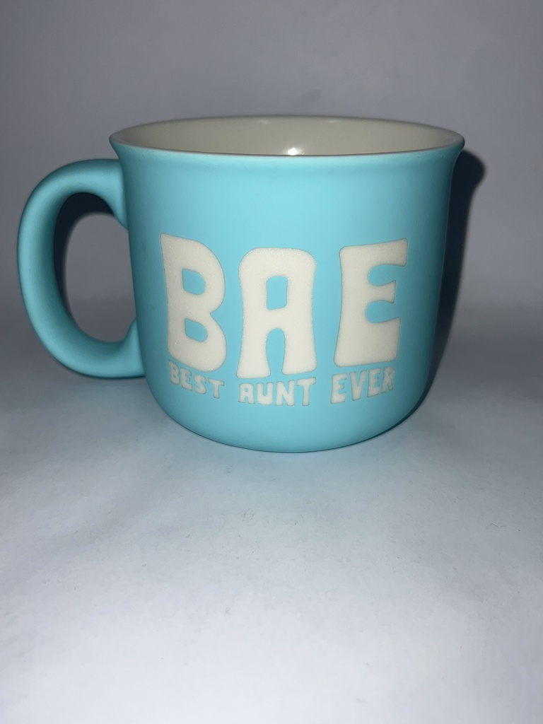 TAZA AZUL BAE