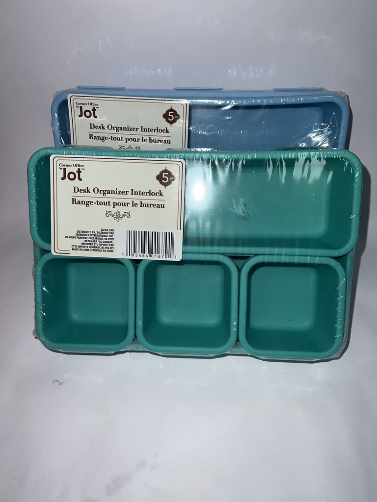 ORGANIZADOR AZUL Y VERDE