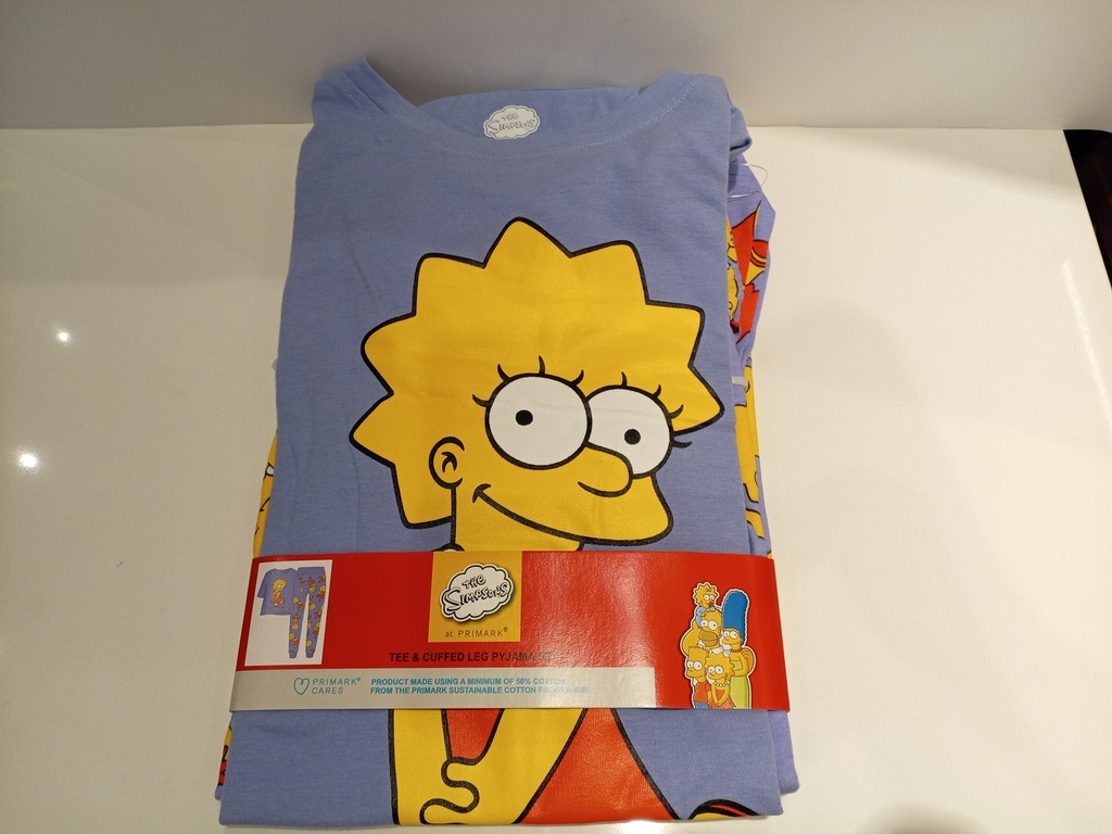 PIJAMA LISA SIMPSONS MORADA