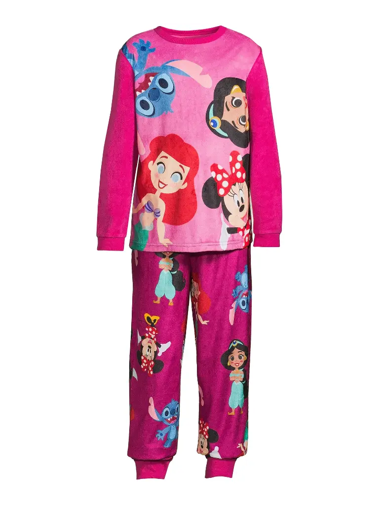 PIJAMA DISNEY 100 FUCSIA TALLA L 10/12