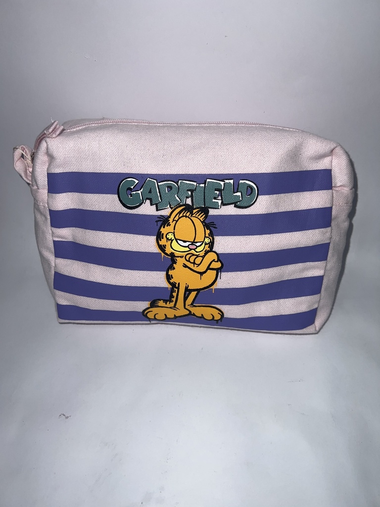 CARTUCHERA GARFIELD ROSADA