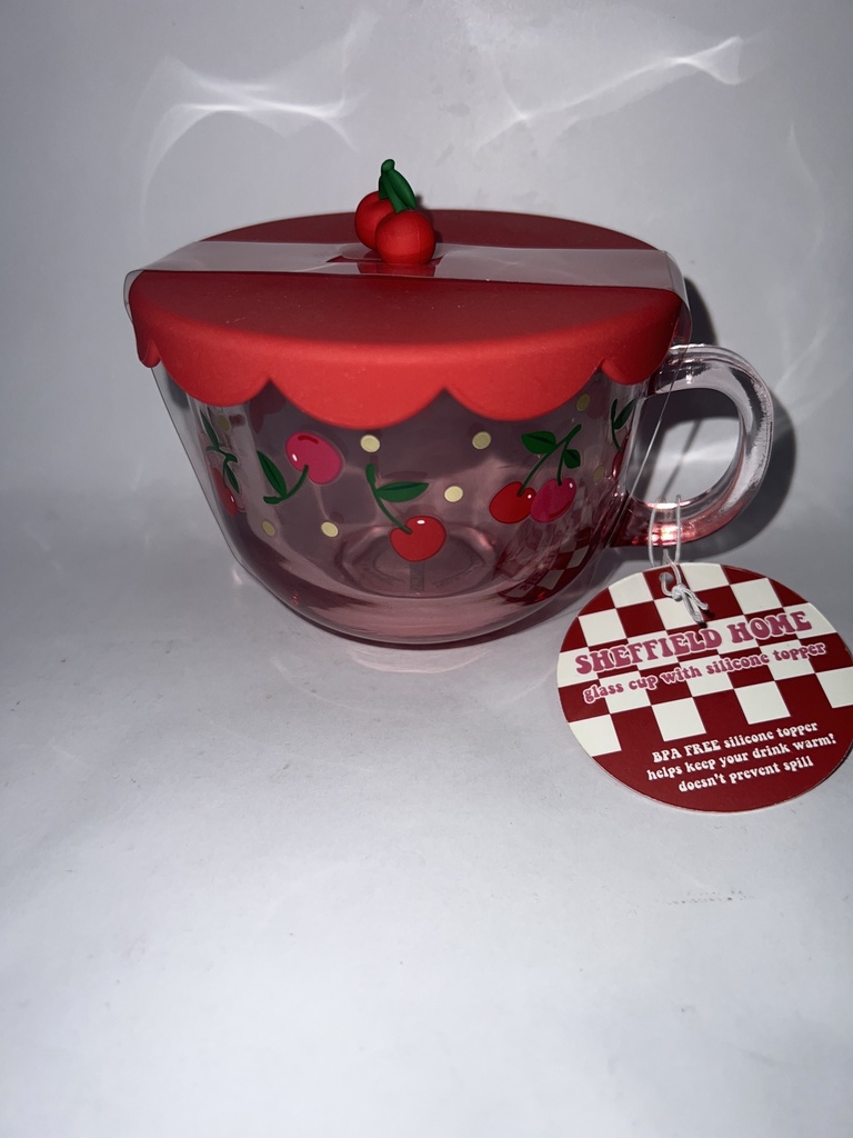 TAZA CON TAPA CEREZAS SHEFFIELD HOME 
