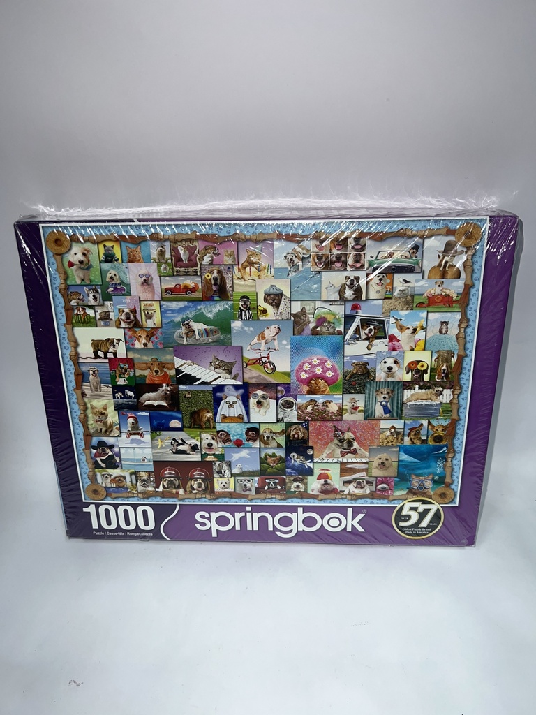 ROMPECABEZAS ANIMALES DIVERTIDOS 1000 PZS