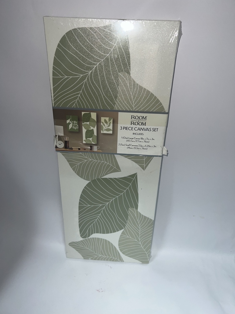 CUADROS DECORATIVOS ROOM ROOM HOJAS VERDES