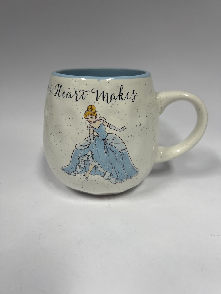 TAZA BLANCA DE LA CENICIENTA