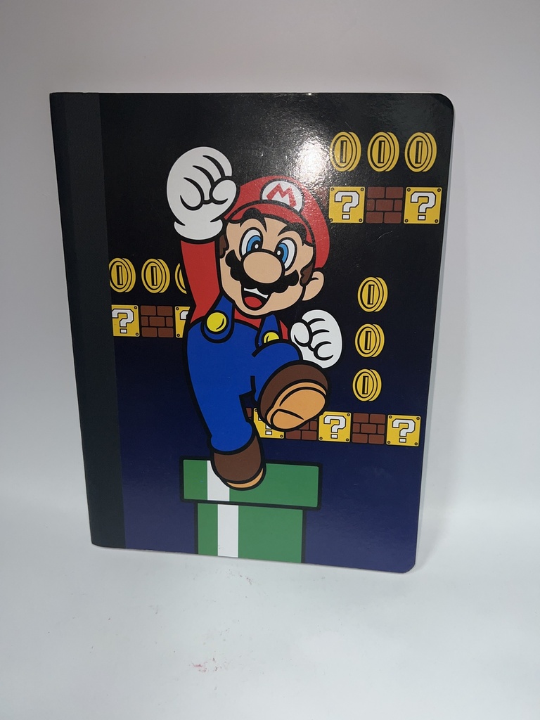 LIBRETA EMPASTADA SUPER MARIO