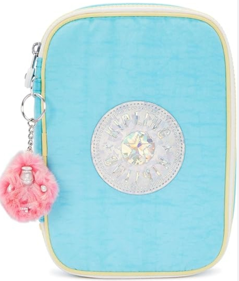 CARTUCHERA KIPLING 100 COLORES BLUE SEA MIX