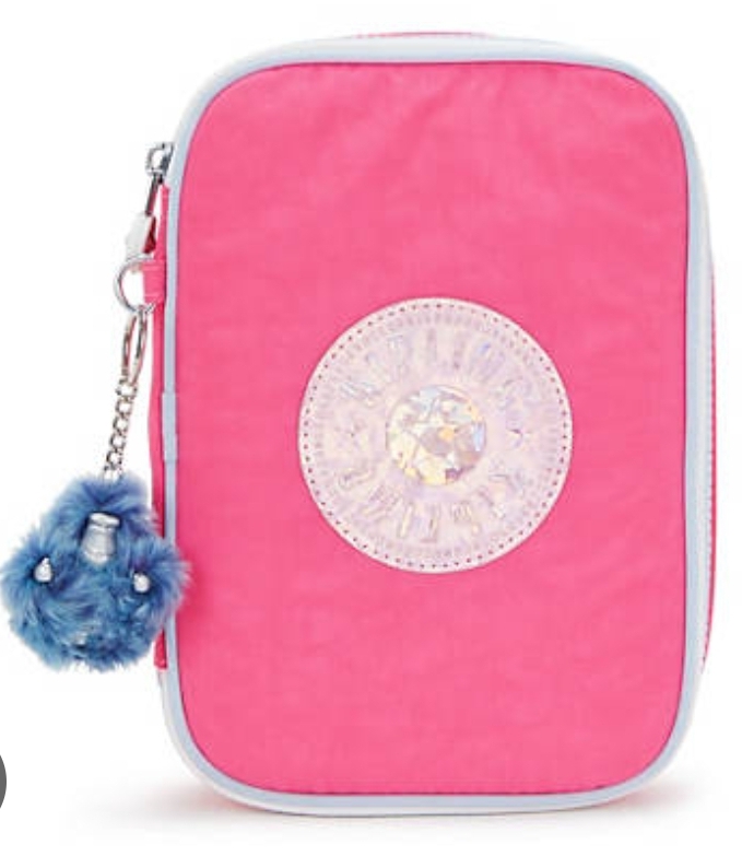 CARTUCHERA KIPLING 100 COLORES HAPPY PINK MIX