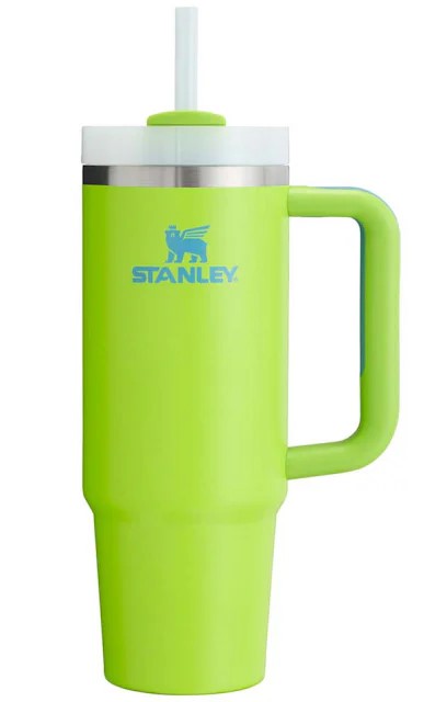 TERMO CON PITILLO STANLEY BRIGHT LIME 40 ONZ.