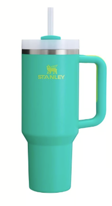 TERMO CON PITILLO STANLEY TROPICAL TEAL 40 ONZ.