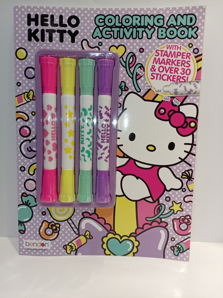 LIBRO DE ACTIVIDADES PARA COLOREAR HELLO KITTY