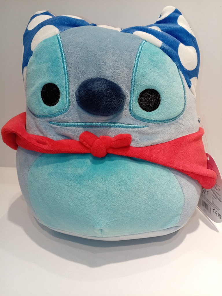 SQUISHMALLOWS STITCH CON LAZO AZUL 