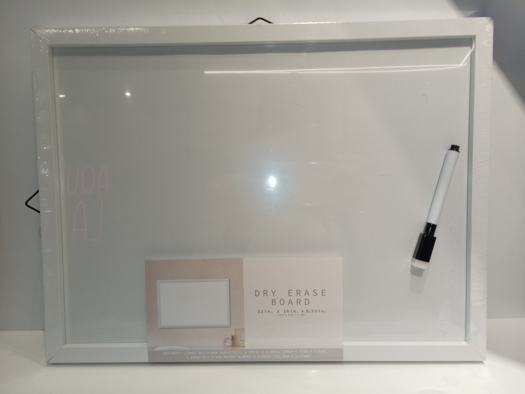 PIZARRA ACRILICA CON MARCADOR 30CM X 41CM