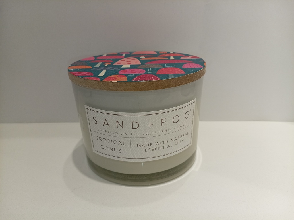 VELAS AROMATICAS SAND+FOG TROPICAL CITRUS