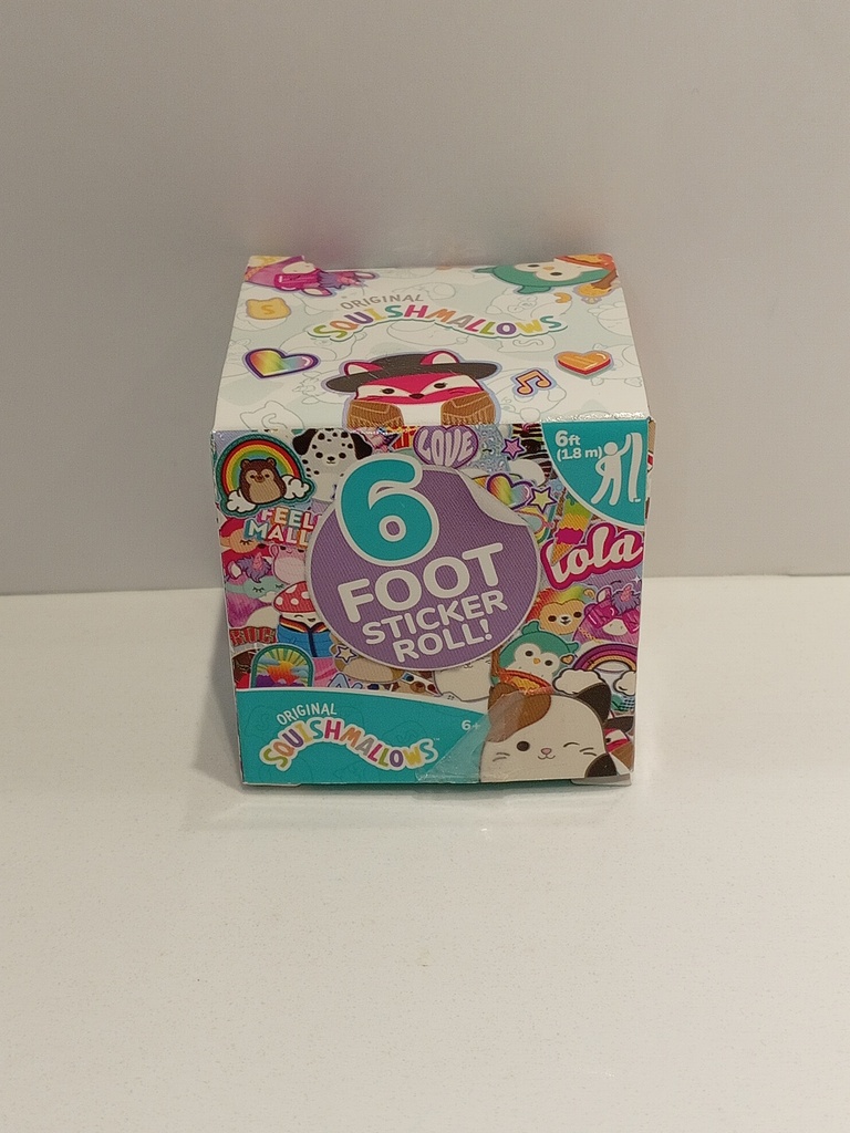 CAJA DE 6 MTROS DE STICKER SQUISHMALLOWS