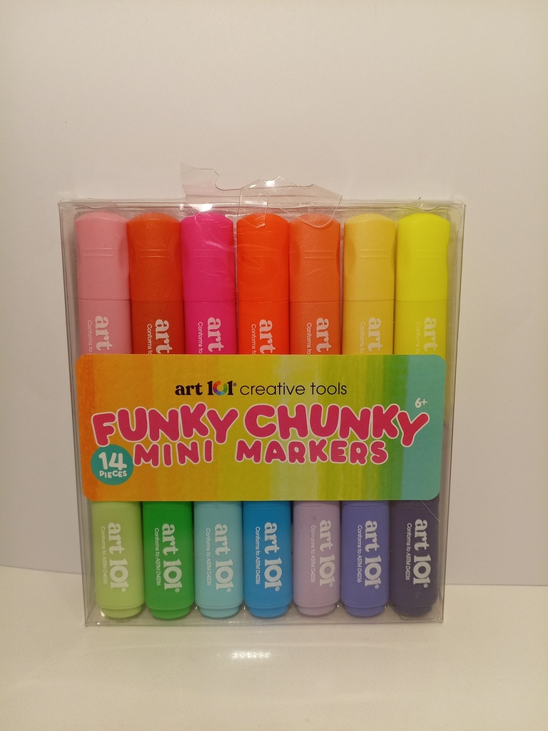 FUNKY CHUNKY MINI MARKERS 14 PIECES