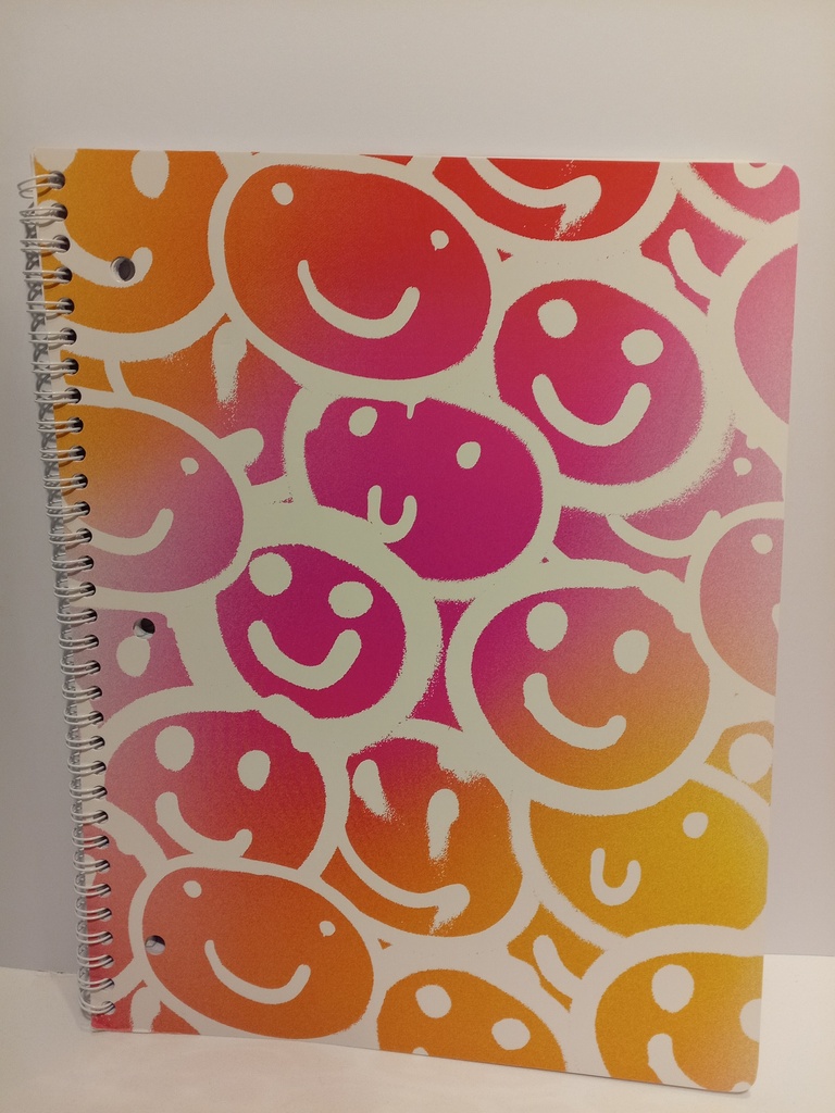 LIBRETA CARA FELIZ ESPIRAL