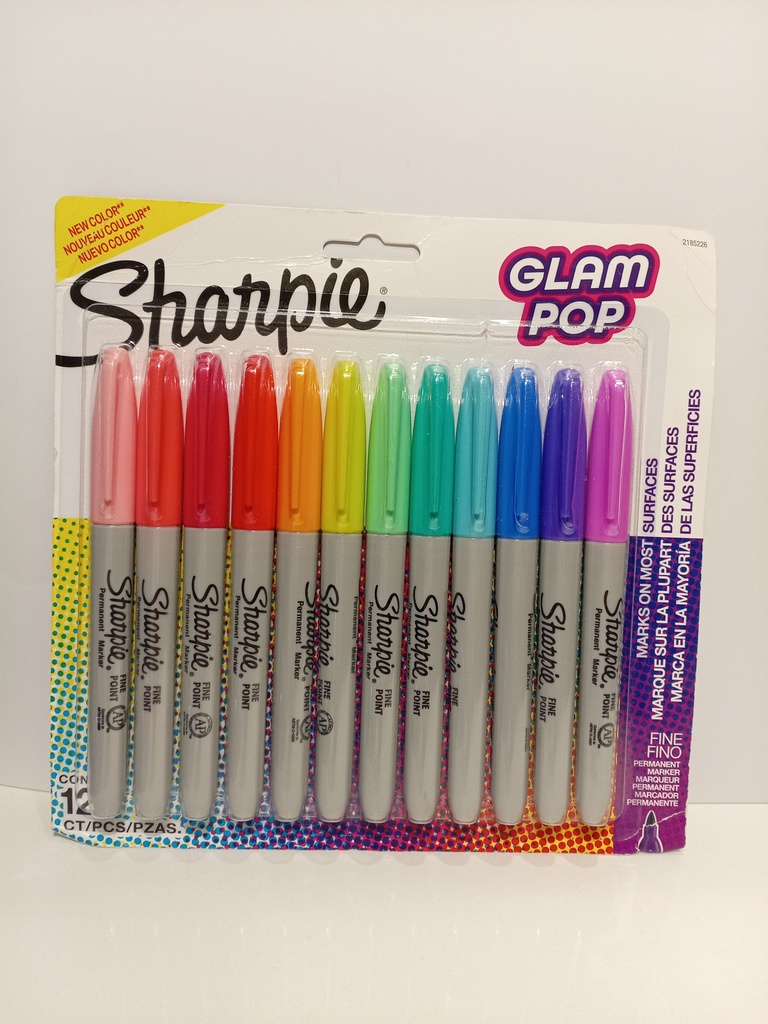 SHARPIE GLAM POP -12PZAS.