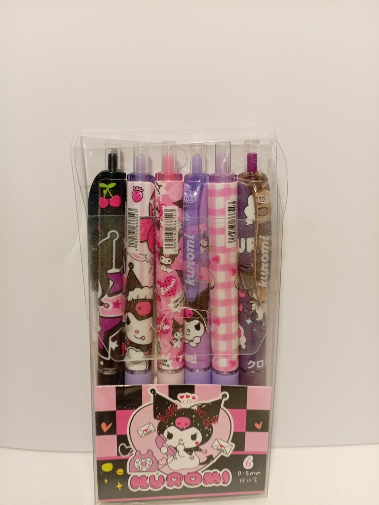 PORTAMINAS KUROMI 6 UNIDADES