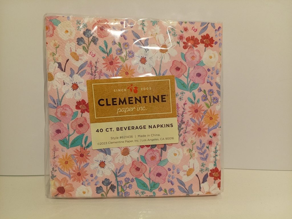 SERVILLETAS CLEMENTINE BEVERAGE NAPKINS