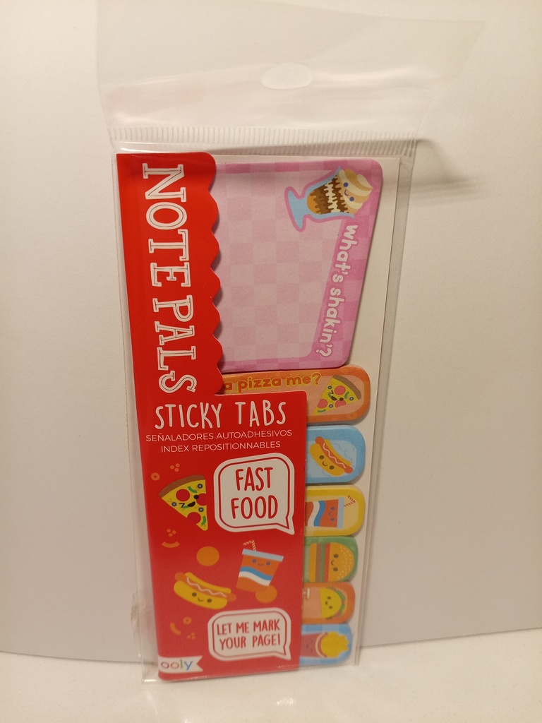 NOTE PALS STICKY TABS FAST FOOD