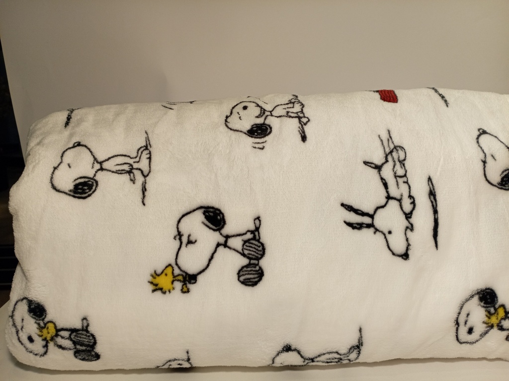 COBIJA SNOOPY FONDO BLANCO