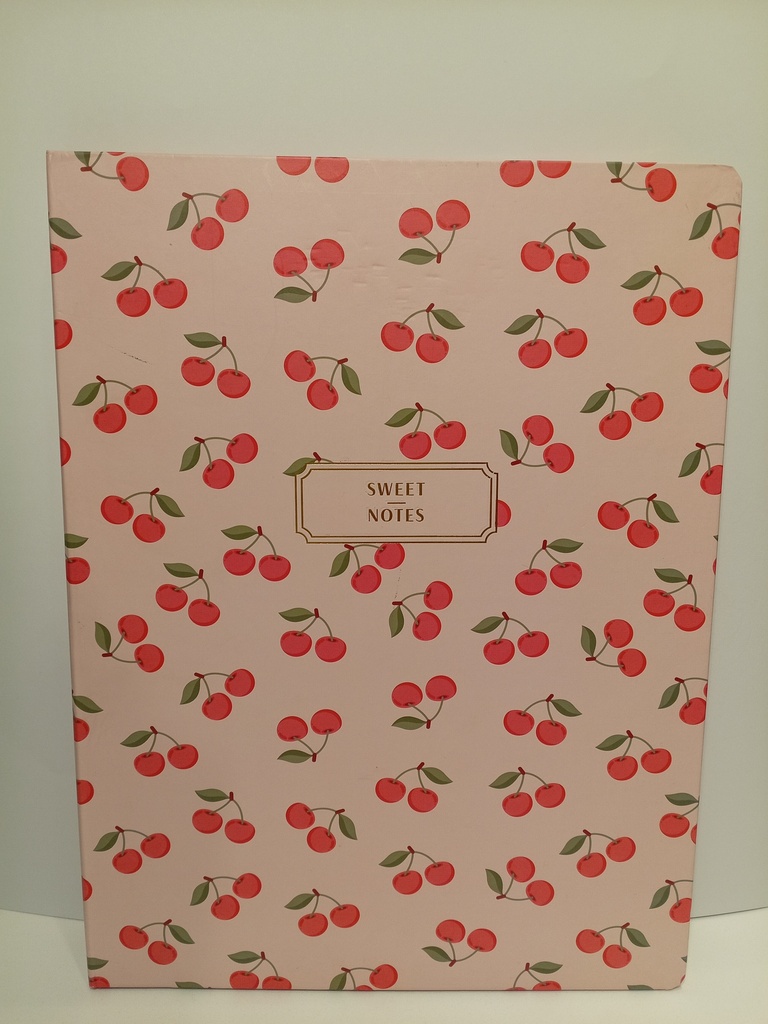 LIBRETA DE NOTAS CEREZAS