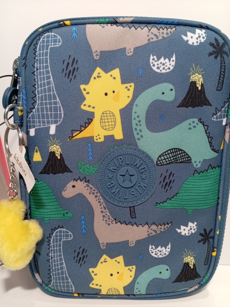 CARTUCHERA KIPLING 100 COLORES DINO VILLA